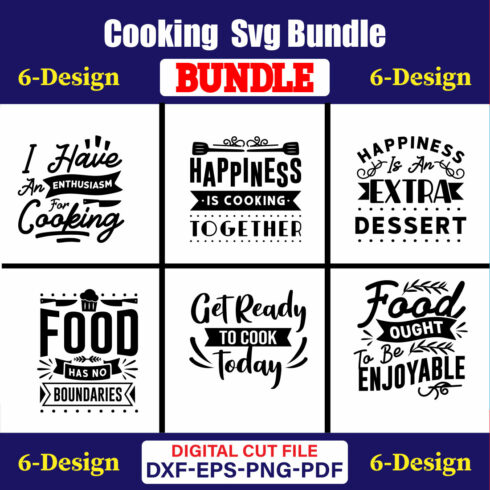 Cooking T-shirt Design Bundle Vol-19 cover image.