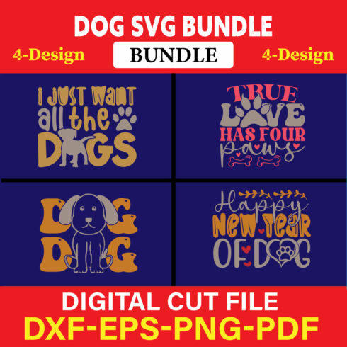 Dog T-shirt Design Bundle Vol-28 cover image.