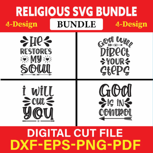 Religious T-shirt Design Bundle Vol-3 cover image.