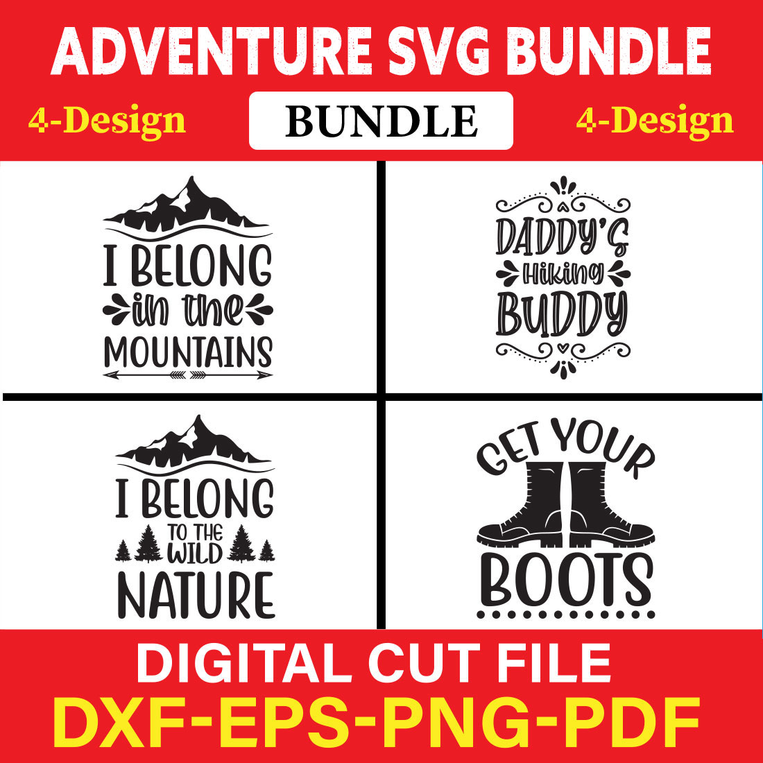 Adventure T-shirt Design Bundle Vol-2 cover image.