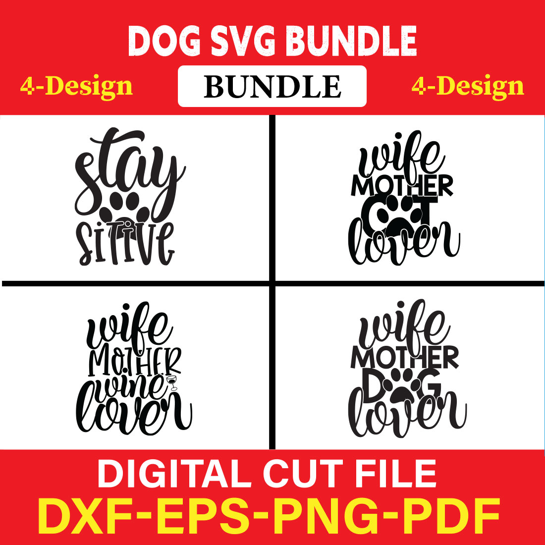 Dog T-shirt Design Bundle Vol-23 cover image.