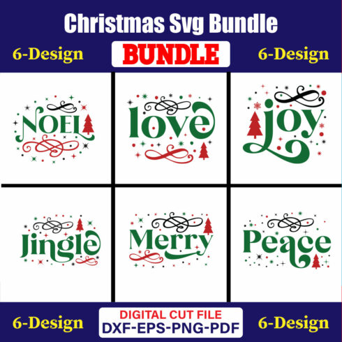Christmas T-shirt Design Bundle Vol-56 cover image.
