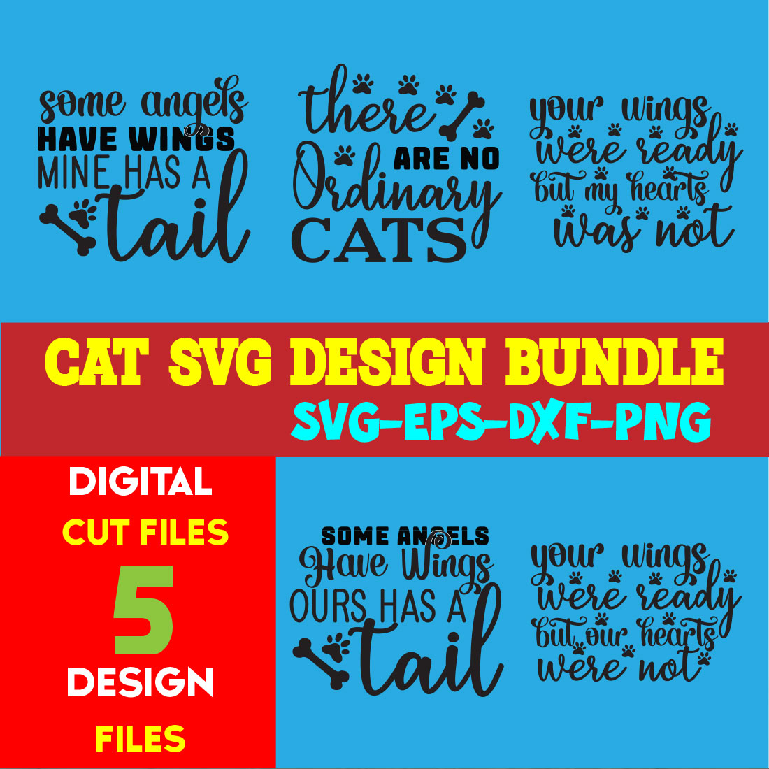 Cat T-shirt Design Bundle Volume-11 cover image.