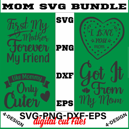 Mothers Day SVG Bundle, mom life svg, Mother's Day, mama svg Volume-02 cover image.