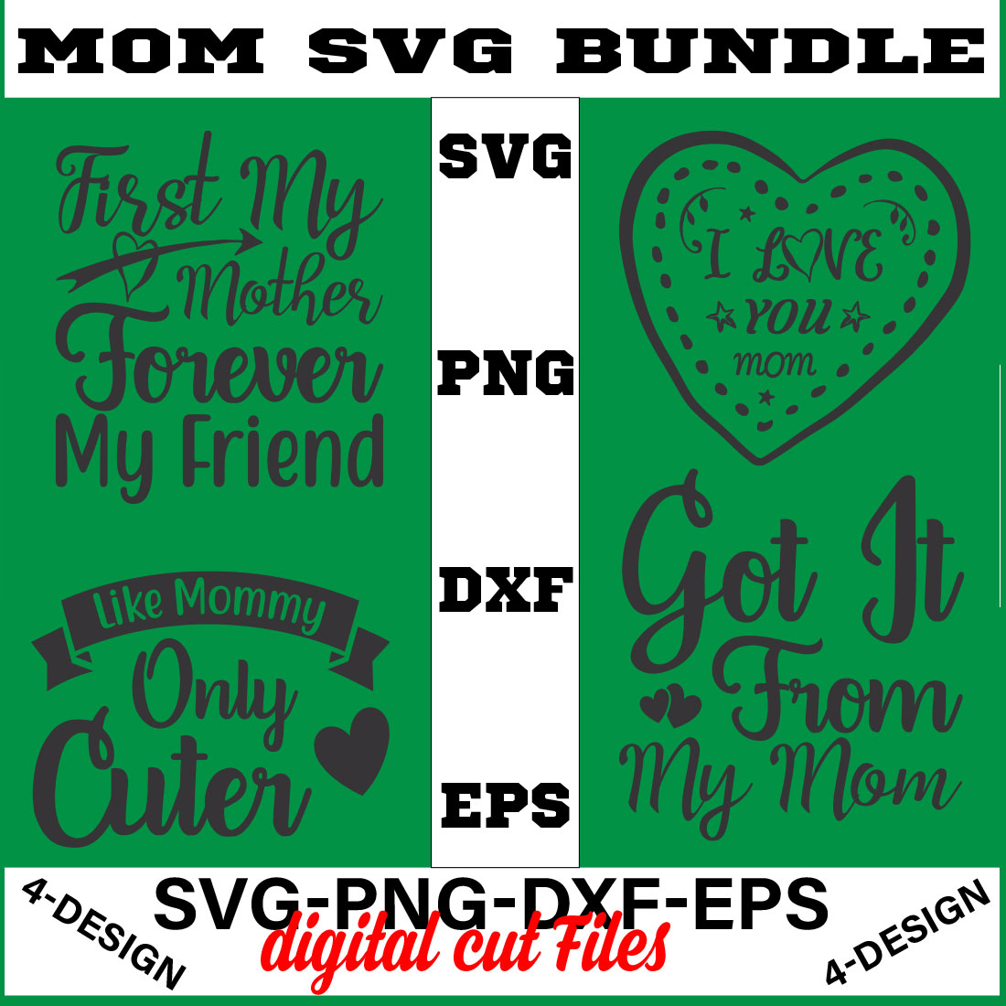 Mothers Day SVG Bundle, mom life svg, Mother's Day, mama svg Volume-02 cover image.