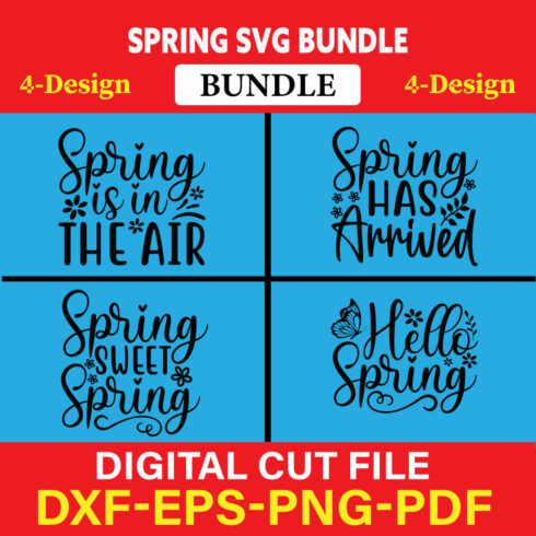 Spring T-shirt Design Bundle Vol-7 cover image.