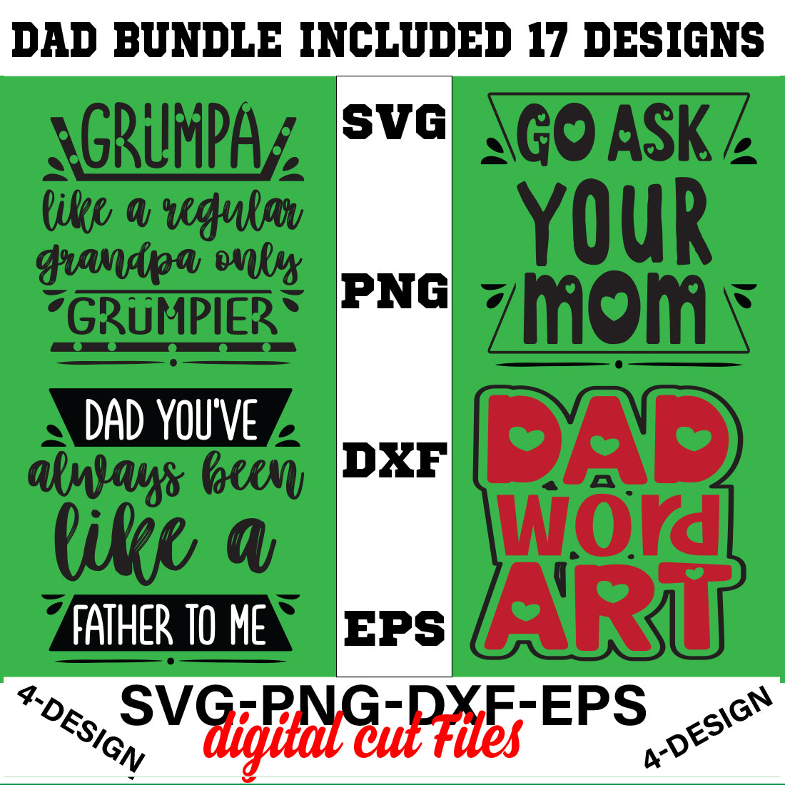 Daddy And Me SVG Bundle, Dad Kids Baby Son Daughter Girl Boy, Matching Outfit, Family Shirts, Digital Cut File, Fathers Day Gift, Dad Life cover image.