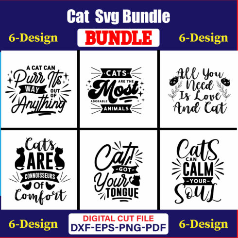 Cat T-shirt Design Bundle Vol-12 cover image.