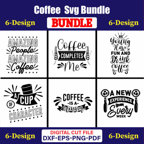 Coffee T-shirt Design Bundle Vol-10 cover image.