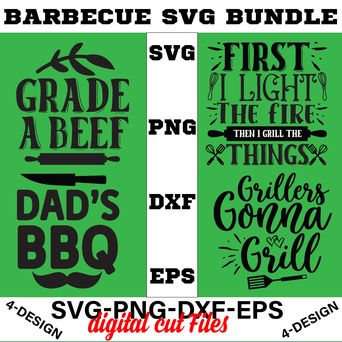 Barbecue SVG Bundle Vol-02 cover image.