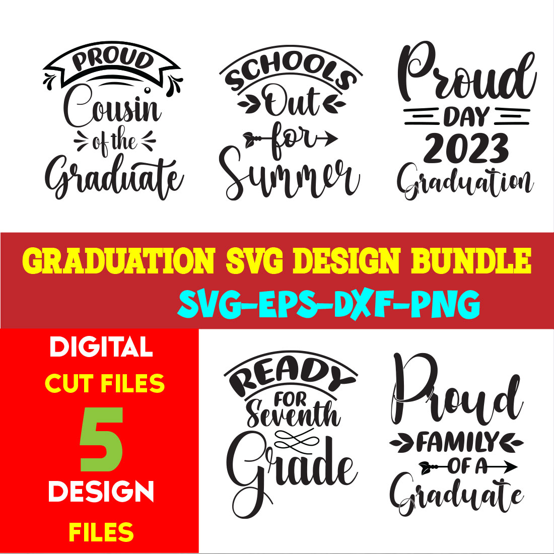 Graduation T-shirt Design Bundle Volume-10 cover image.