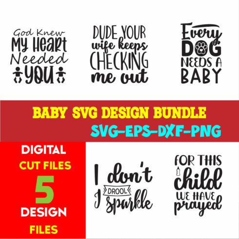 Baby T-shirt Design Bundle Volume-02 cover image.