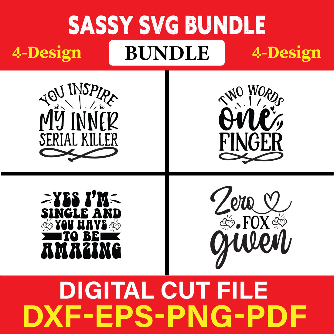 Sassy T-shirt Design Bundle Vol-5 cover image.