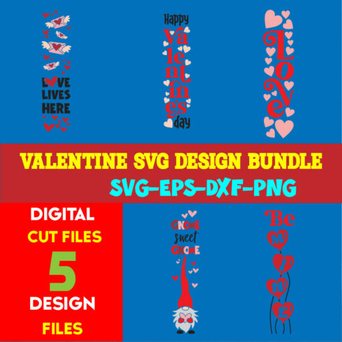 Valentine T-shirt Design Bundle Volume-05 cover image.