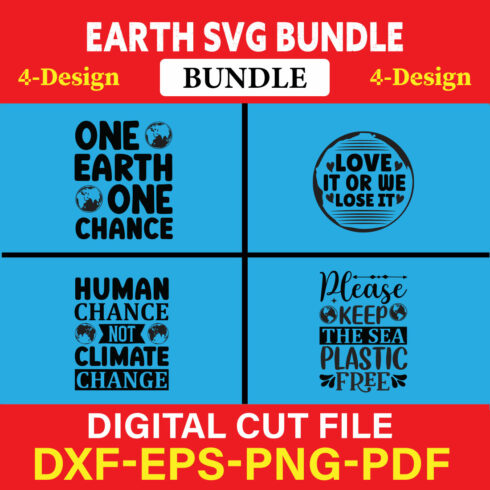 Earth T-shirt Design Bundle Vol-6 cover image.