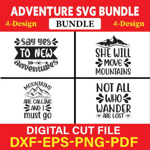 Adventure T-shirt Design Bundle Vol-4 cover image.