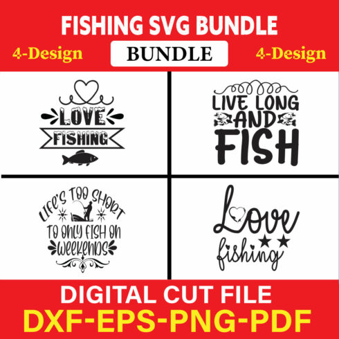 Fishing T-shirt Design Bundle Vol-7 cover image.
