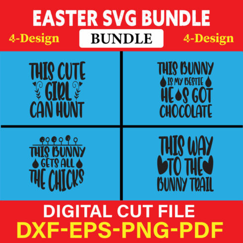 Easter T-shirt Design Bundle Vol-10 cover image.