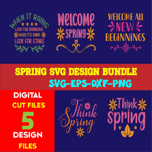 Spring T-shirt Design Bundle Volume-04 cover image.