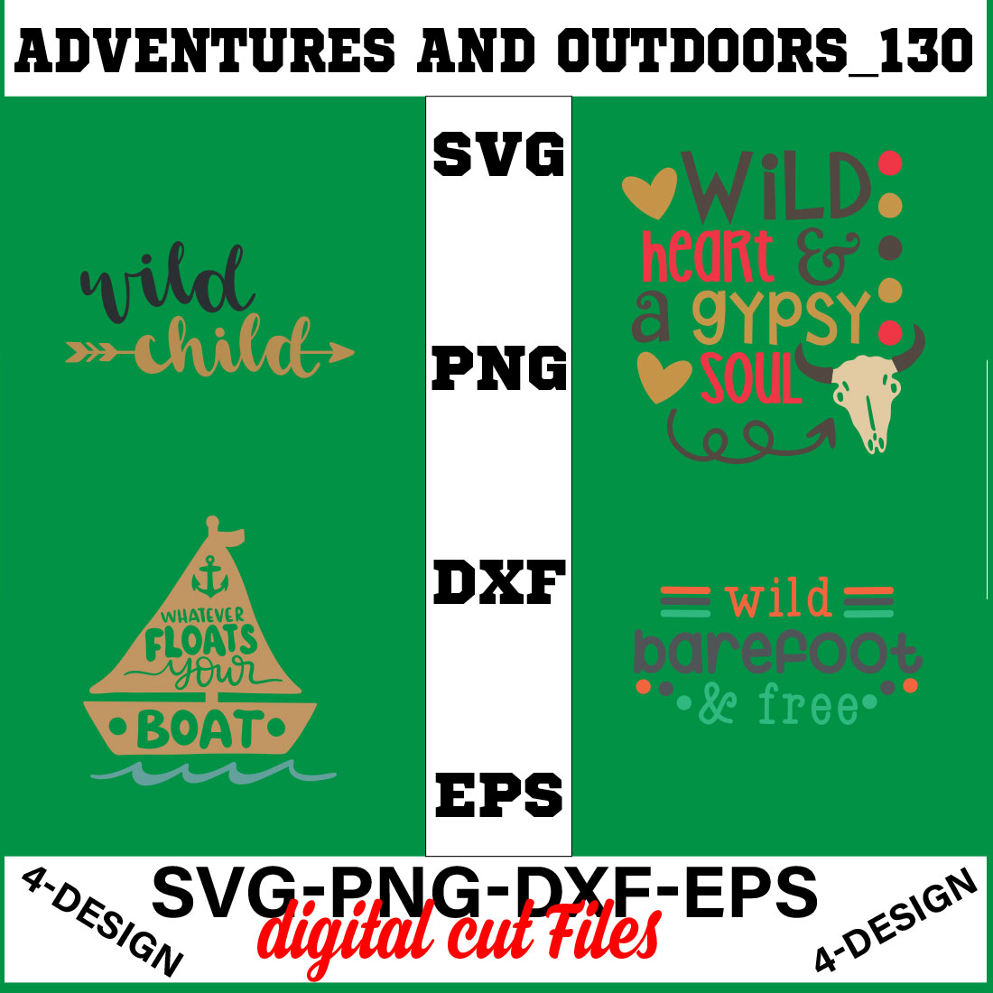 Adventures And Outdoors T-shirt Design Bundle Volume-32 cover image.