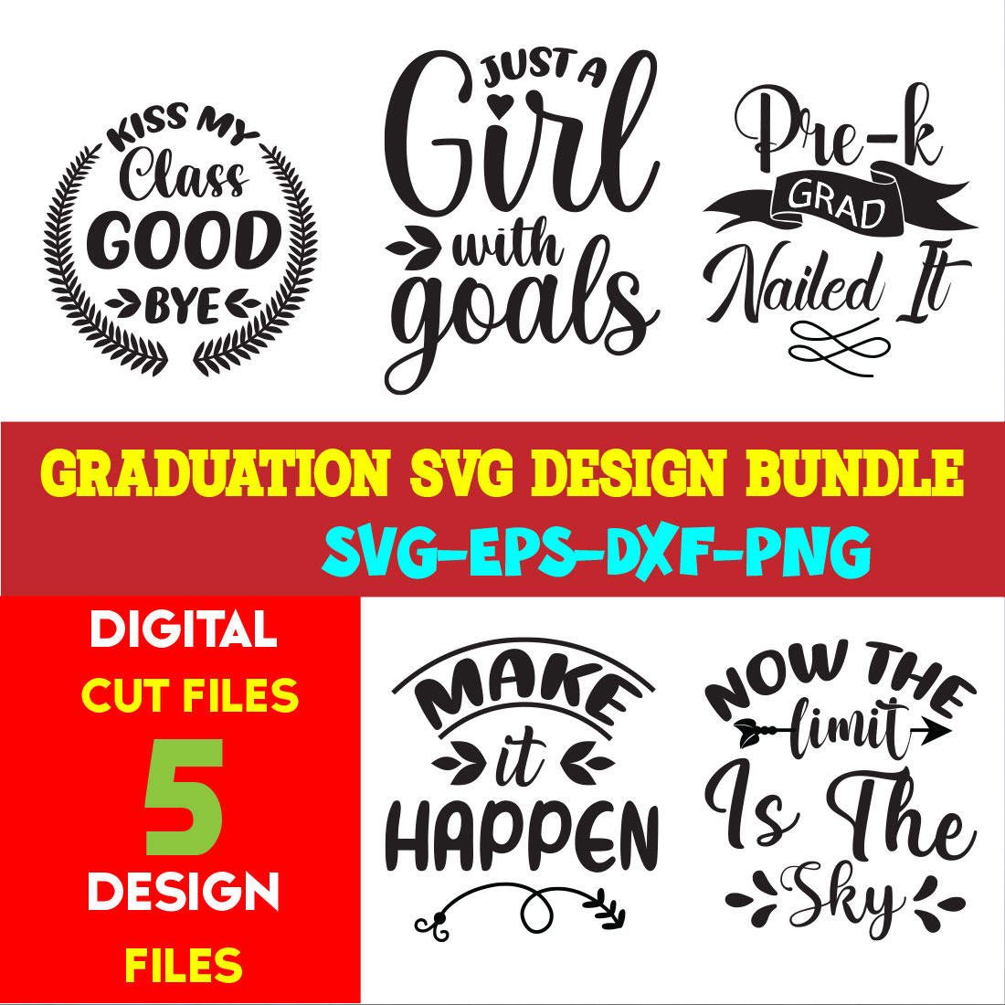 Graduation T-shirt Design Bundle Volume-01 cover image.