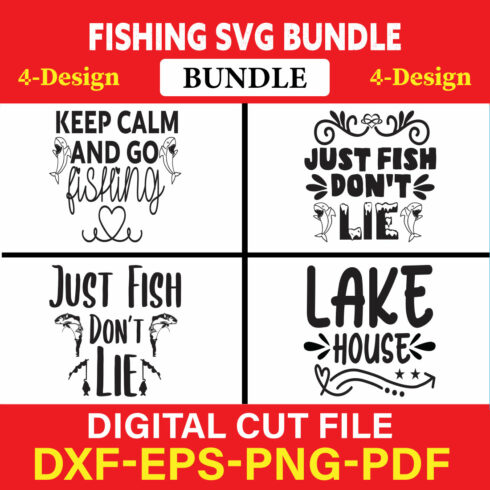 Fishing T-shirt Design Bundle Vol-5 cover image.