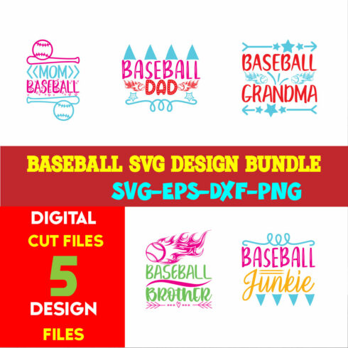 Baseball T-shirt Design Bundle Volume-12 cover image.