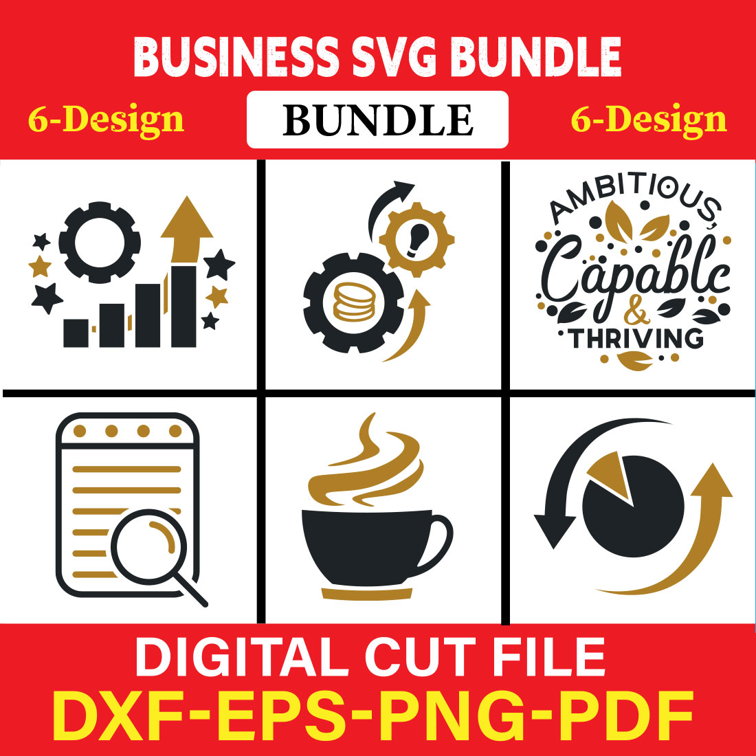 Business T-shirt Design Bundle Vol-1 cover image.