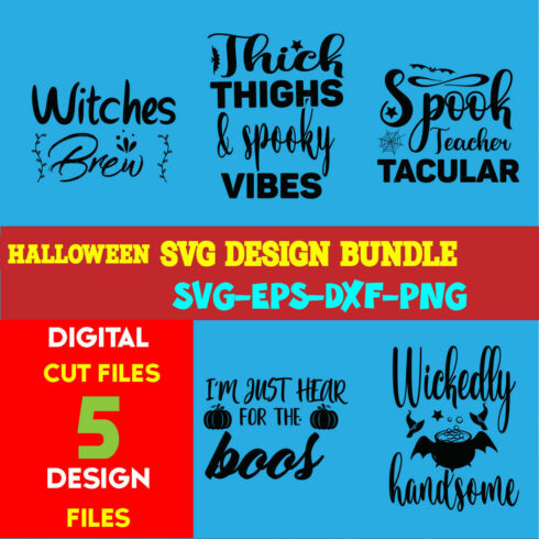 Halloween T-shirt Design Bundle Volume-03 cover image.