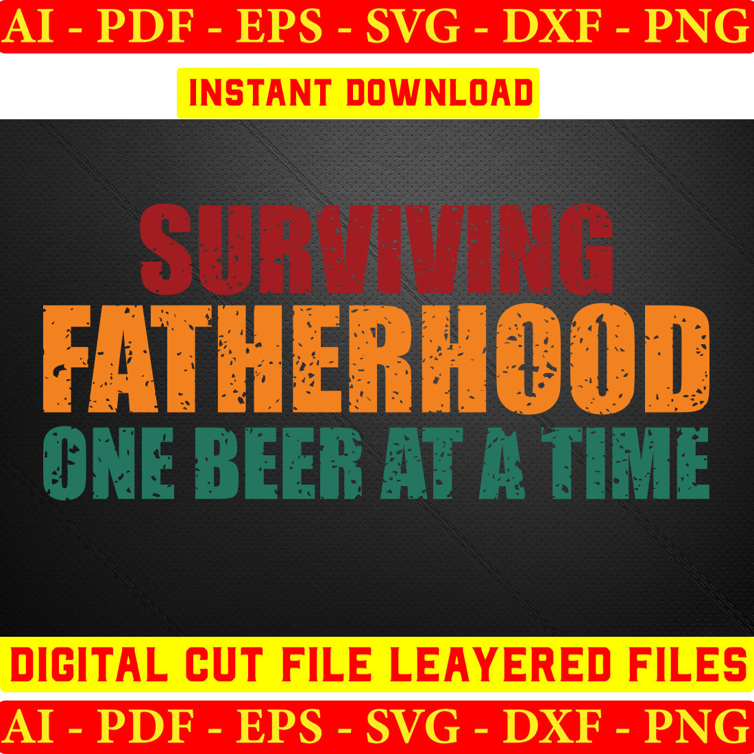 Father's Day T-shirt Design Bundle Vol-13 preview image.