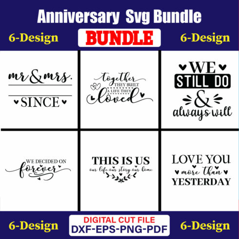 Anniversary T-shirt Design Bundle Vol-5 cover image.