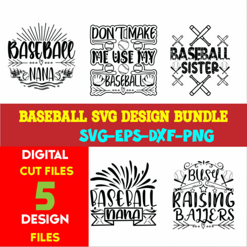 Baseball T-shirt Design Bundle Volume-08 cover image.