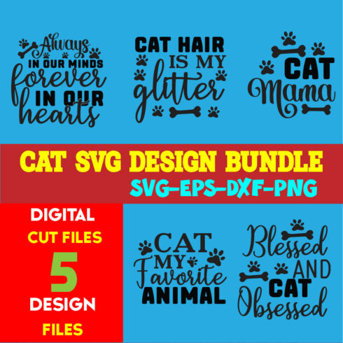 Cat T-shirt Design Bundle Volume-09 cover image.