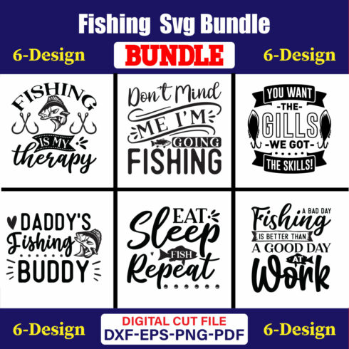 Fishing T-shirt Design Bundle Vol-18 cover image.