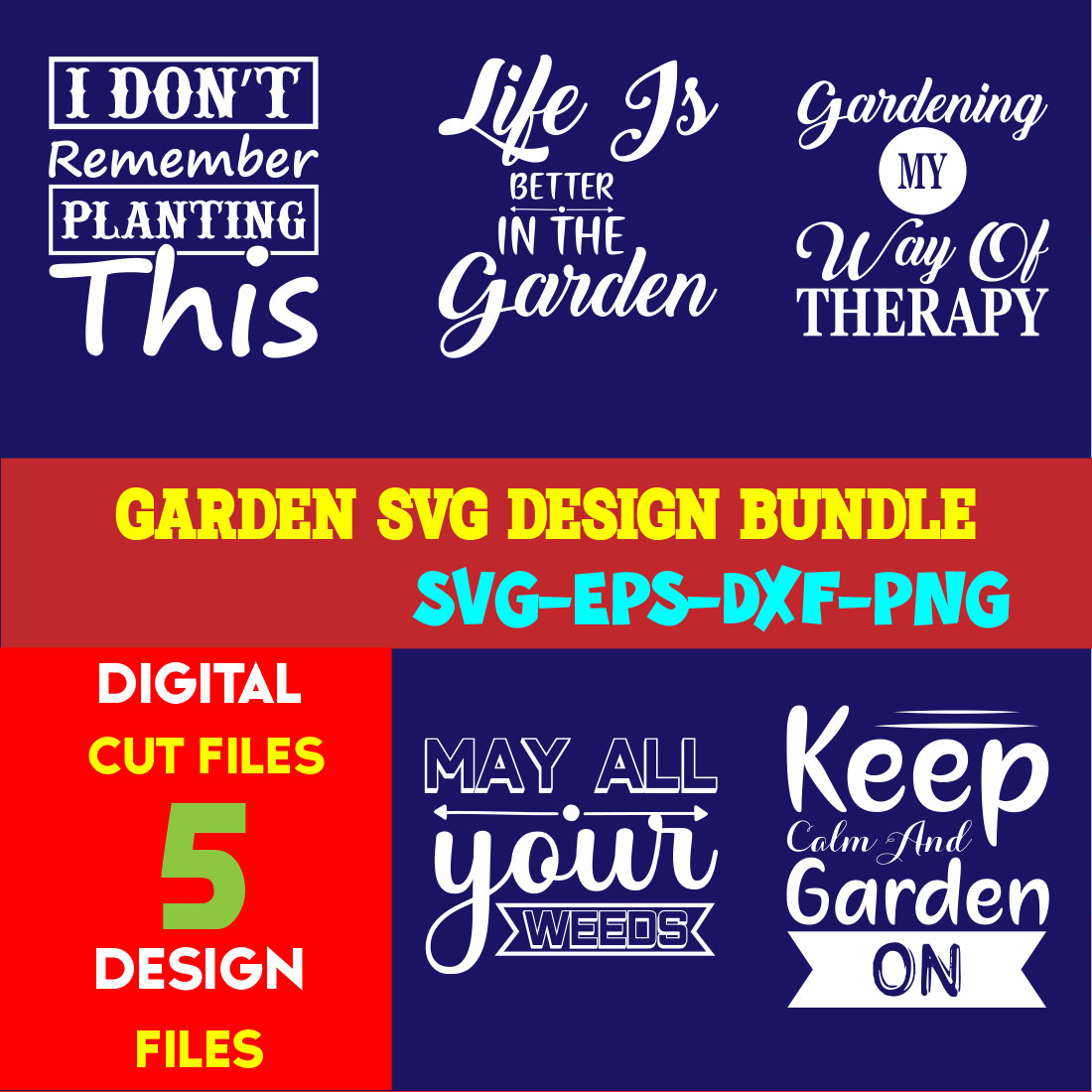 Garden T-shirt Design Bundle Volume-03 cover image.