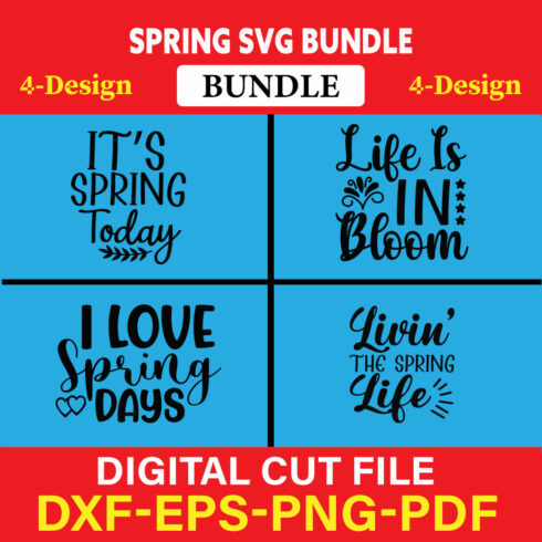 Spring T-shirt Design Bundle Vol-3 cover image.
