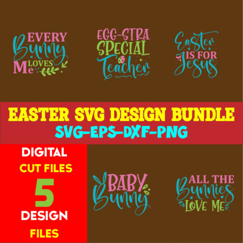 Easter T-shirt Design Bundle Volume-07 cover image.