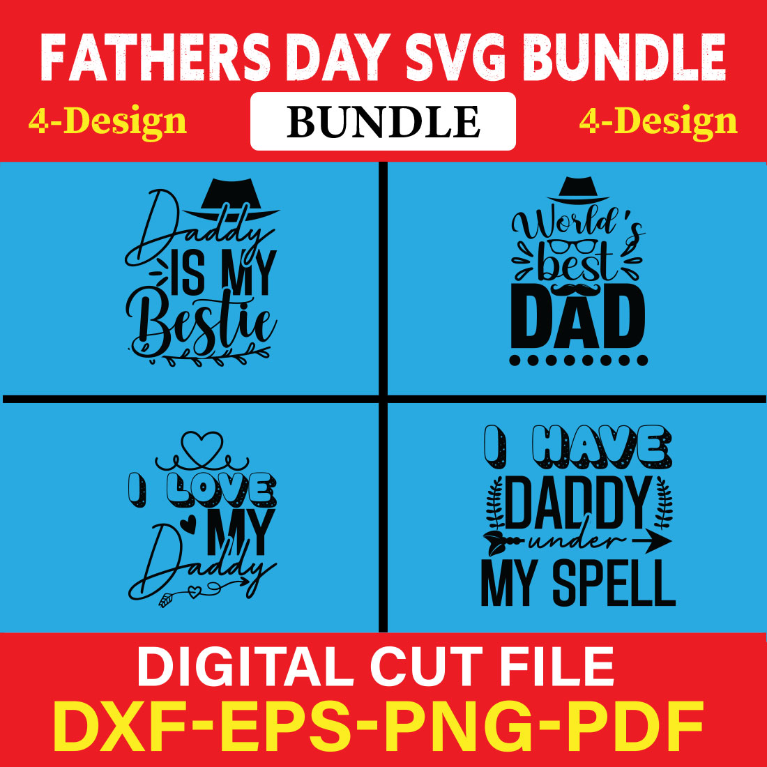 Fathers Day T-shirt Design Bundle Vol-18 cover image.