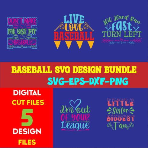 Baseball T-shirt Design Bundle Volume-01 cover image.