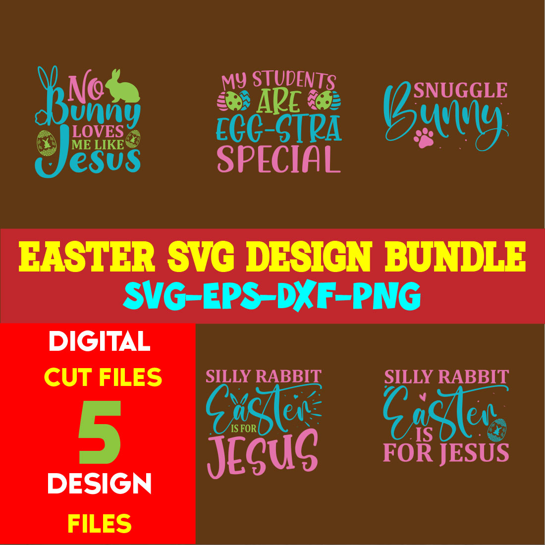 Easter T-shirt Design Bundle Volume-10 cover image.