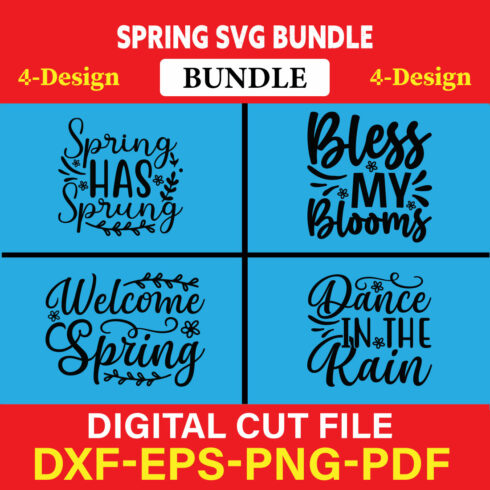 Spring T-shirt Design Bundle Vol-6 cover image.
