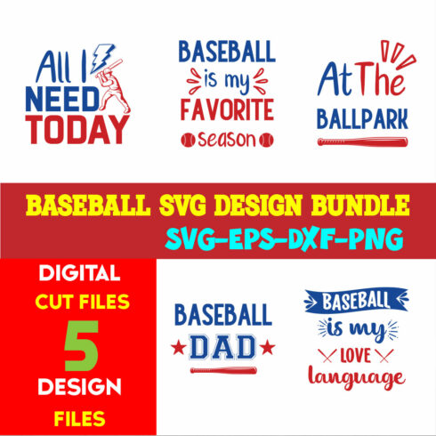 Baseball T-shirt Design Bundle Volume-13 cover image.