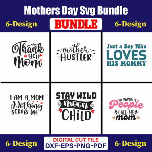 Mothers Day SVG Bundle, Mom life svg, Mama svg, Funny Mom Svg, Blessed mama svg, Mom of boys girls svg-Vol-149 cover image.