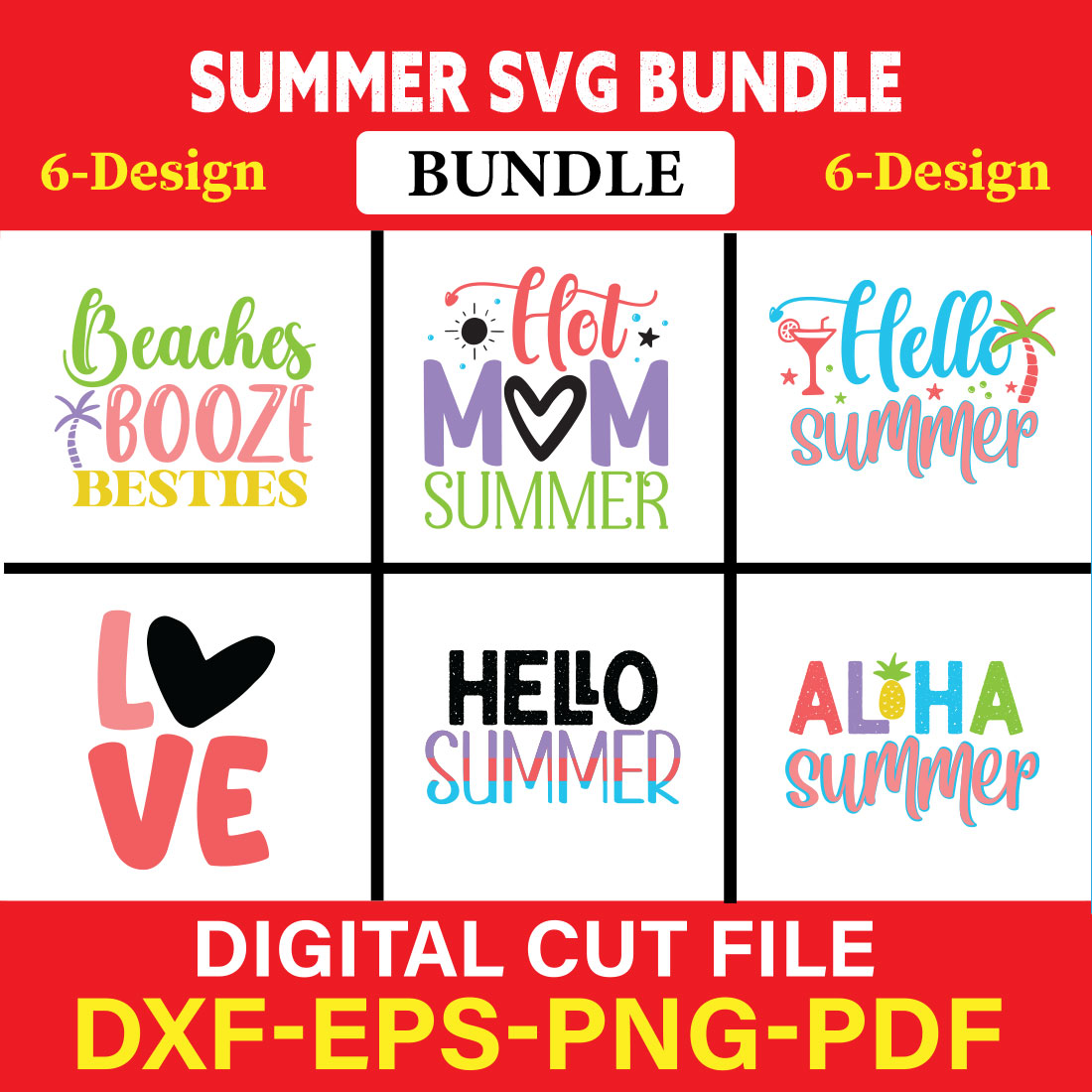 Summer T-shirt Design Bundle Vol-23 cover image.