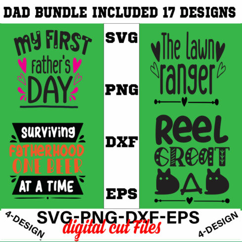 Daddy And Me SVG Bundle, Dad Kids Baby Son Daughter Girl Boy, Matching Outfit, Family Shirts, Digital Cut File, Fathers Day Gift, Dad Life cover image.