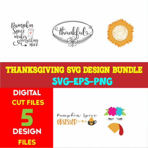 Thanksgiving T-shirt Design Bundle Volume-09 cover image.