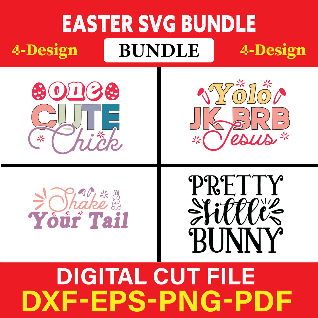 Easter T-shirt Design Bundle Vol-14 cover image.