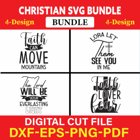 Christian T-shirt Design Bundle Vol-28 cover image.