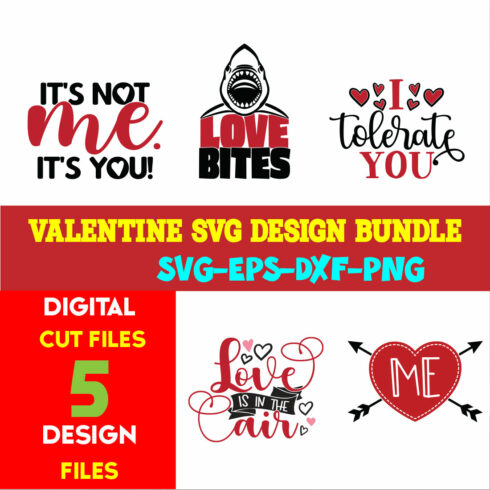 Valentine T-shirt Design Bundle Volume-03 cover image.