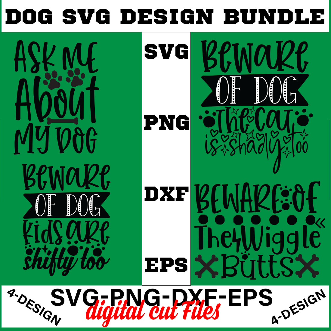 Dog Bundle SVG, Dog Mom Svg, Dog Lover Svg, Cricut Svg, Dog Quote, Funny Svg, Pet Mom Svg, Cut Files Volume-19 cover image.